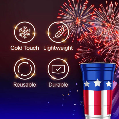 ⚡️Independence Day 50% OFF- 🦅 250th Anniversary Aluminum Party Cup — Reusable Patriotic Cups
