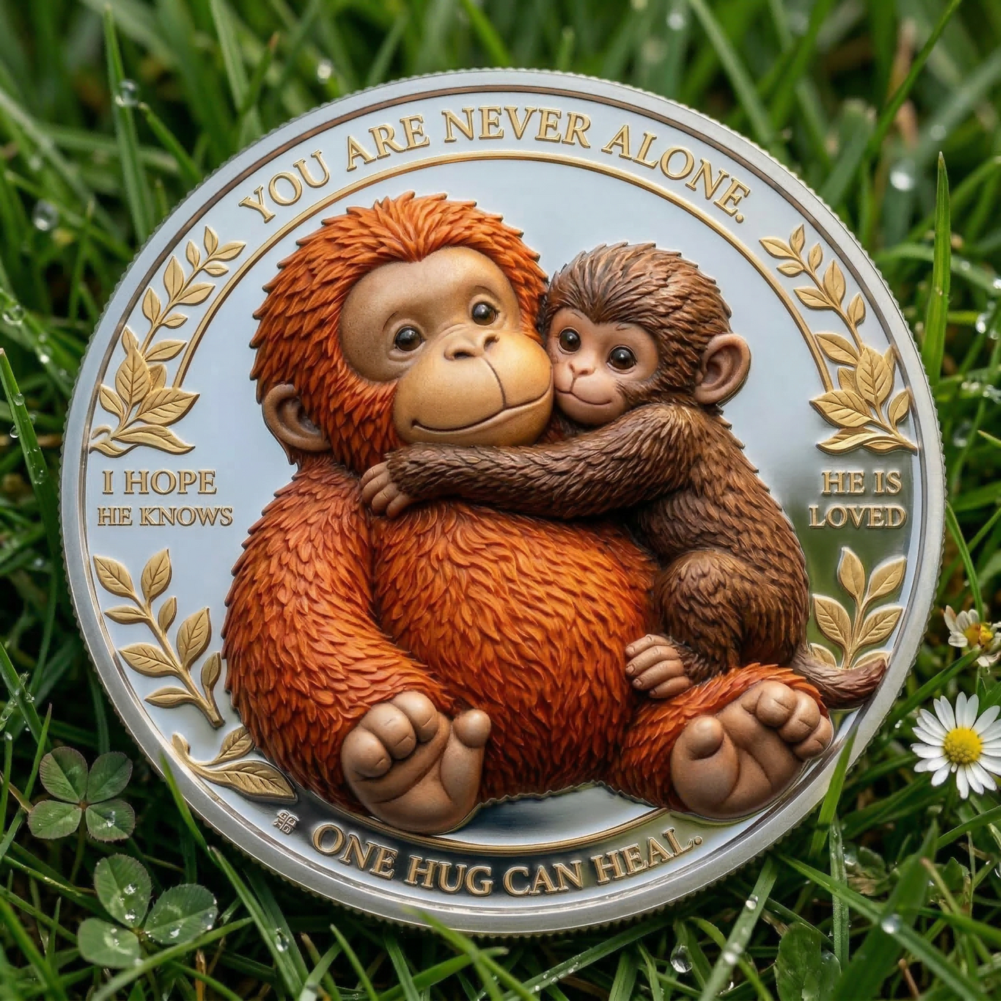 🏆Last Day 50% OFF - Team Punch Hope Commemorative Coin 🐒💛