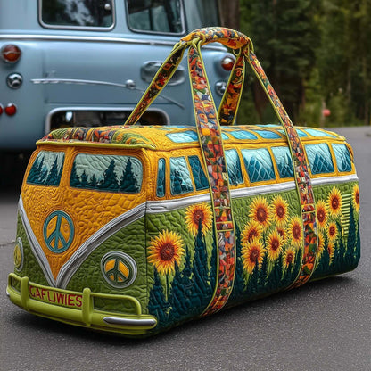 🔥LAST DAY 50% OFF✨Unisex Boho Quilted Weekender Travel Bag, Lightweight & Comfortable, Hippie Design