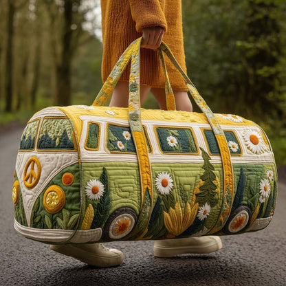 🔥LAST DAY 50% OFF✨Unisex Boho Quilted Weekender Travel Bag, Lightweight & Comfortable, Hippie Design