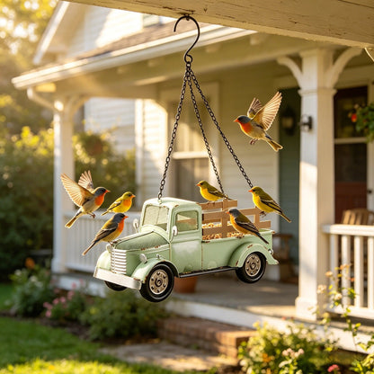 🚛🐦 Vintage Truck Bird Feeder – Add a Touch of Nostalgia to Your Garden