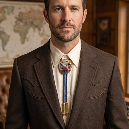🦅 USA 250th Anniversary Eagle Bolo Tie