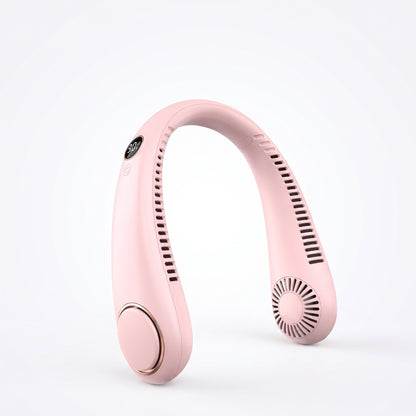 ❄️Bladeless Wearable Neck Fan – Personal Hands-Free Cooling Device
